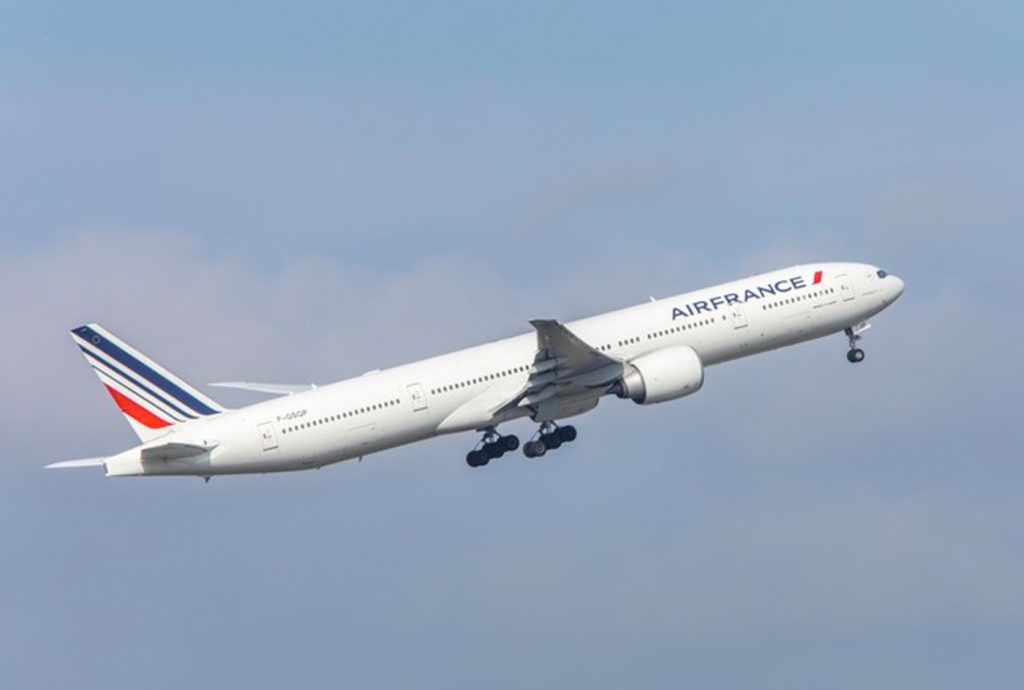 Air France menus de chefes Michelin