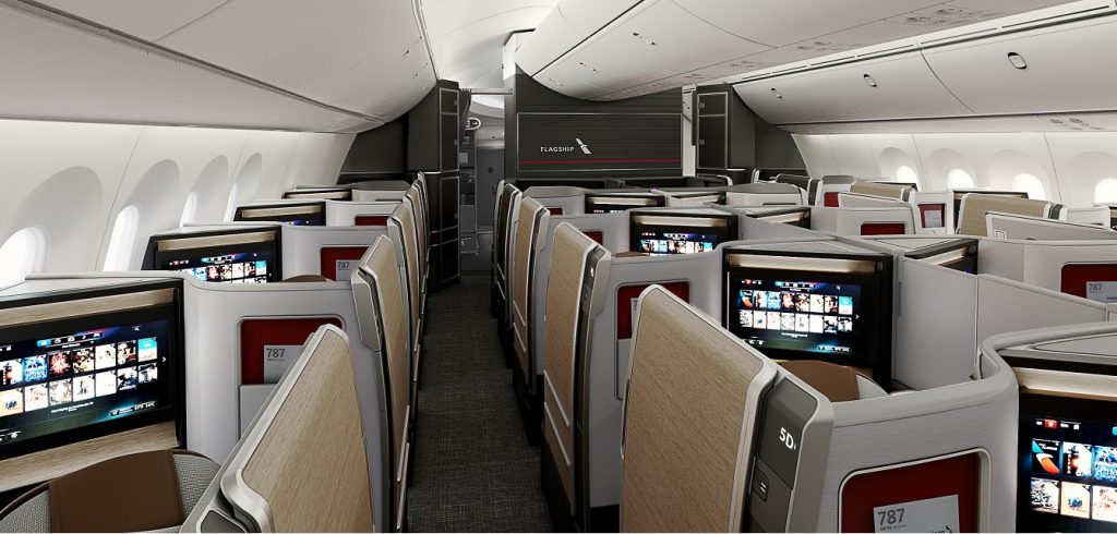 American Airlines terá assentos da Executiva com portas