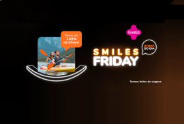 Até 100% de milhas extras em envios Livelo para Smiles