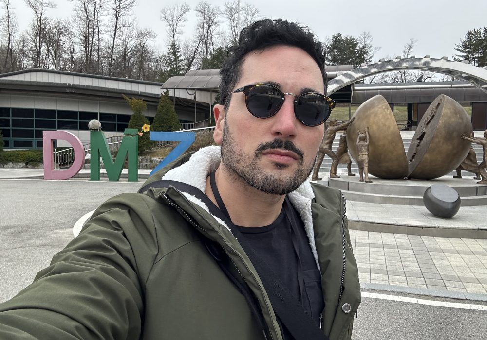 Visitei a DMZ, fronteira entre as Coreias do Sul e do Norte