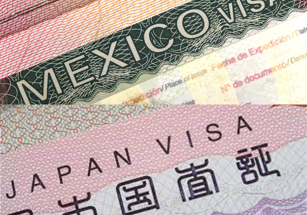México e Japão vão isentar brasileiros da exigência de visto