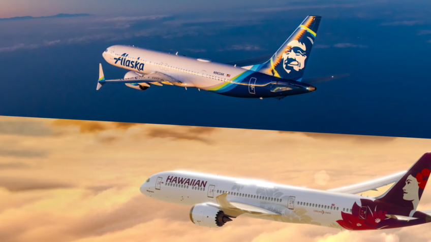 allaska airlines hawaiian airlines