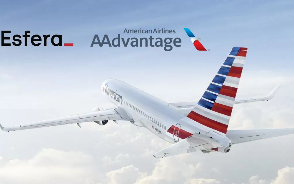 Envie pontos Esfera para AAdvantage – exclusivo para clientes Clube Esfera