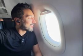 Voando de Premium Economy da Latam de São Paulo a Santiago