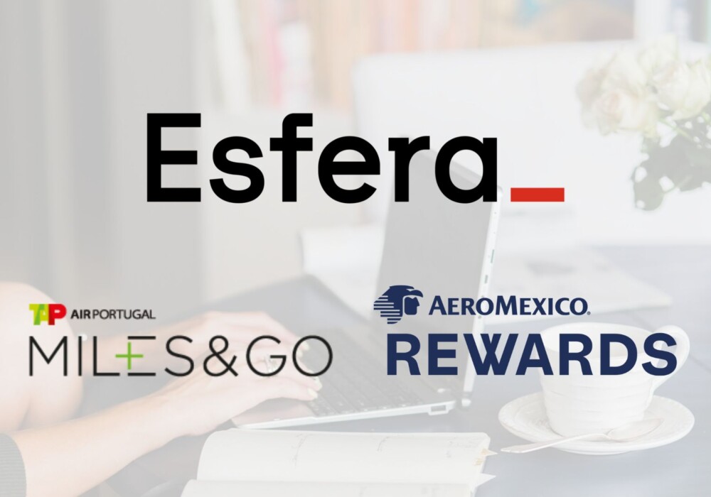 Agora é possível transferir pontos Esfera para TAP Miles&Go e Aeromexico Rewards